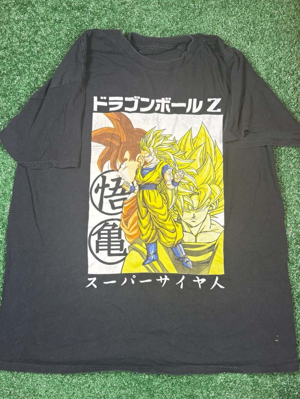 Dragon Ball Z Graphic T-Shirt Black Anime Goku Super Saiyan
